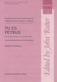 Tu Es Petrus SSAATTBB choral sheet music cover
